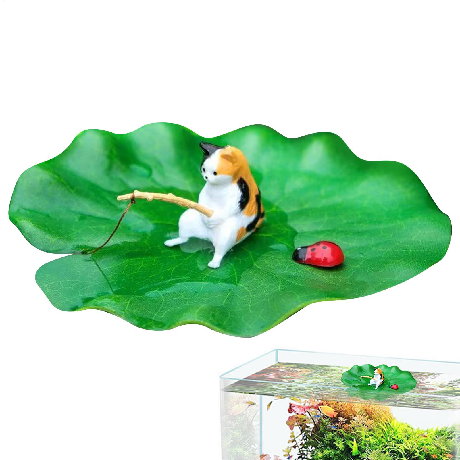 Aquarium Fish Names - 수족관 장식품 플로팅 캣 낚시 수족관