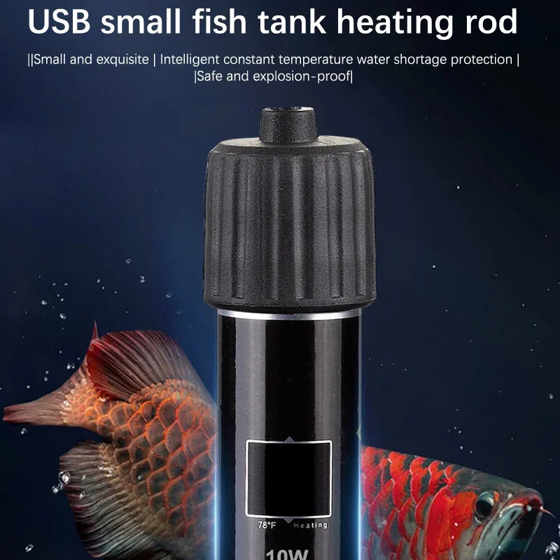Aquarium Heater Submersible - USB 미니 수족관 히터, 26 °