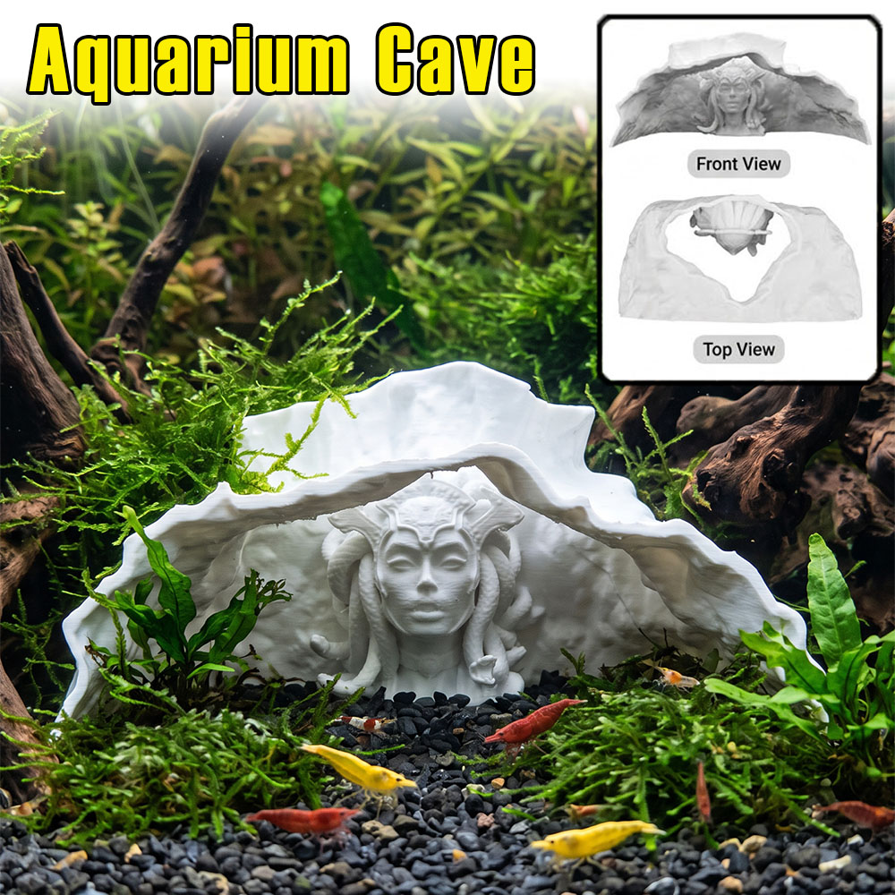 Aquarium Fish Hiding Places - 아쿠아리움 동굴 PLA 3D 프린팅 창의적인