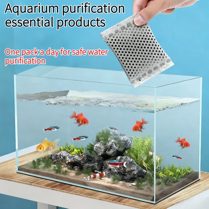 Aquarium Fish Long - 20/40/100PCS 어항 필터 활성탄 백 훌륭한
