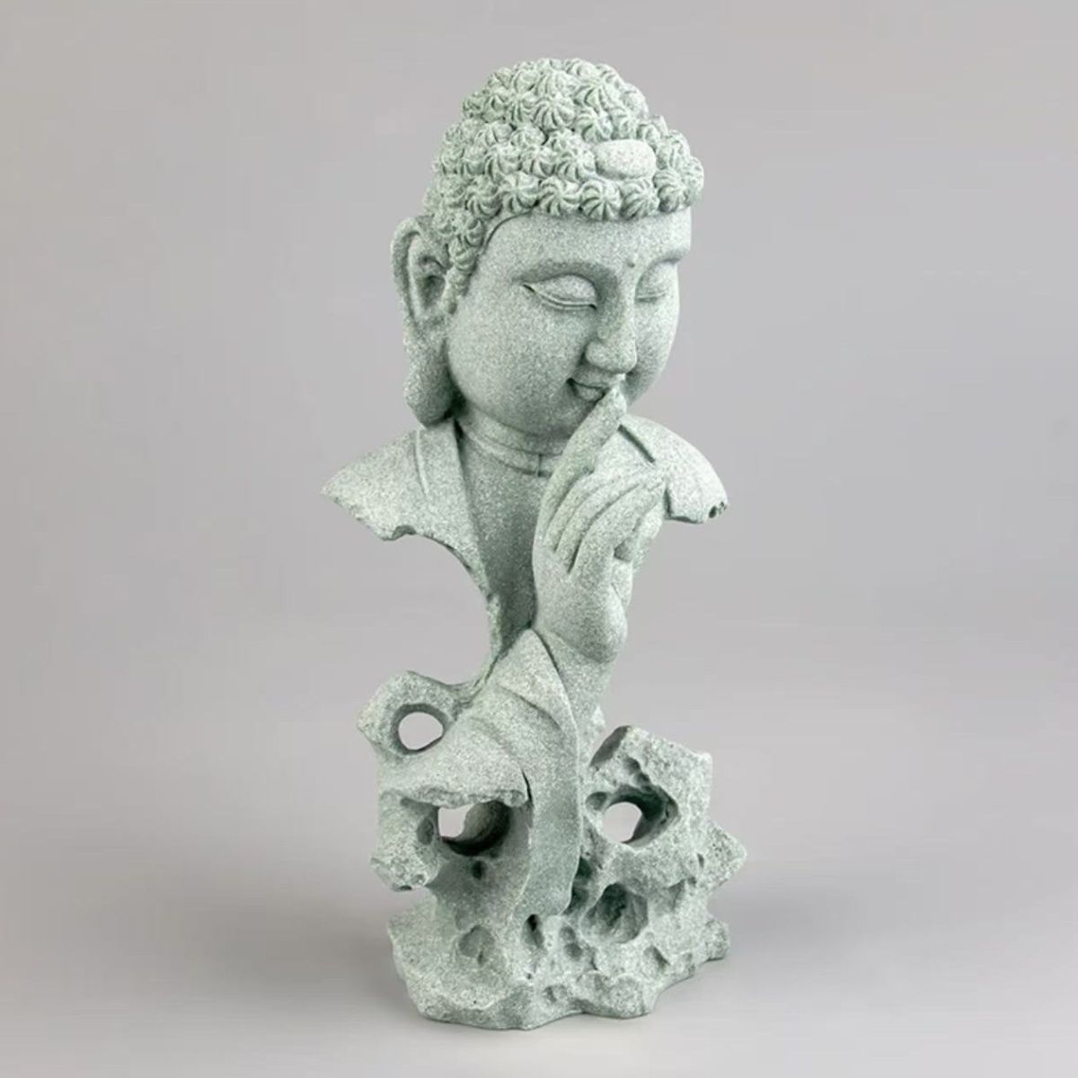 수조 장식품, 불교 불상 머리, 젠 정원, 분재, 수족 - Aquarium Fish Hiding Places 리뷰 및 가격