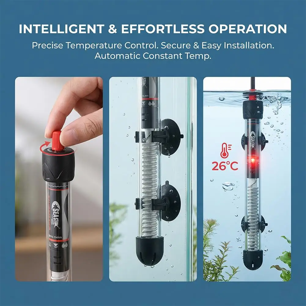 조절 가능한 수족관 히터 25W-300W 자동 항온 어 - Aquarium Heater Submersible 리뷰 및 가격