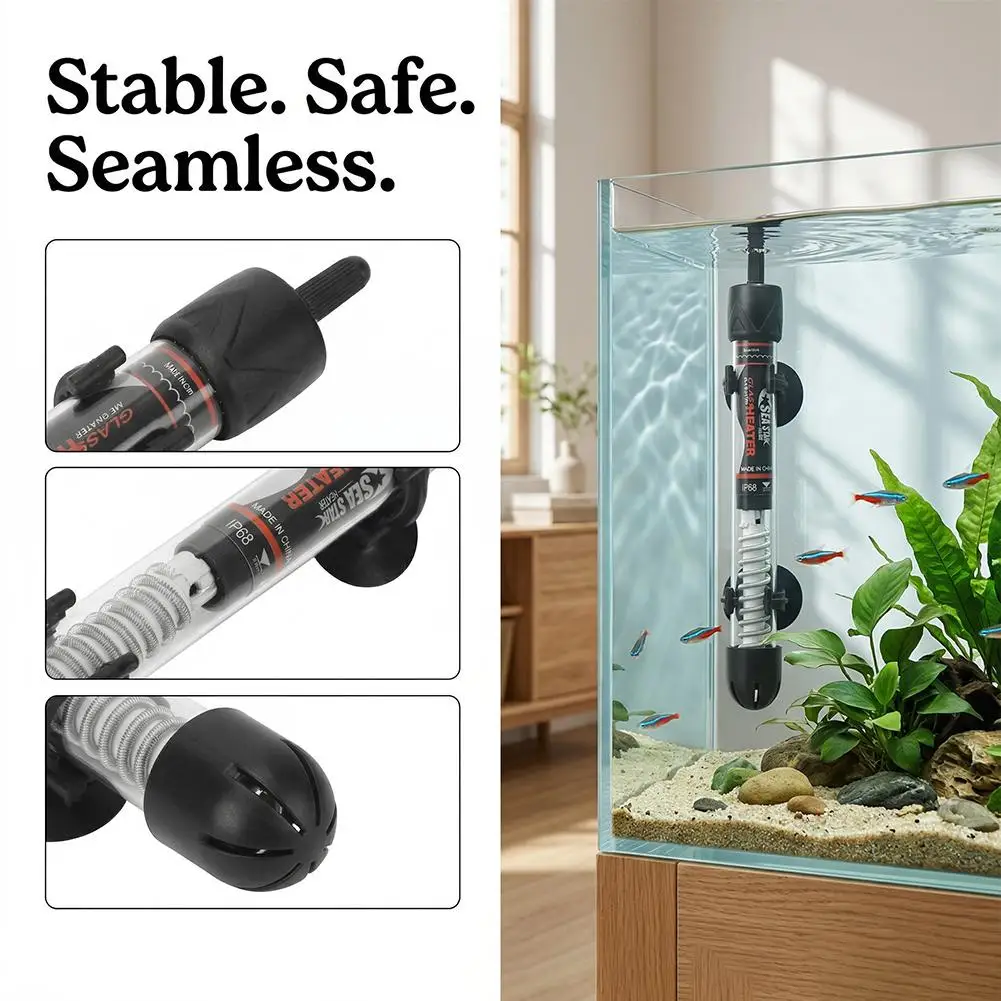 조절 가능한 수족관 히터 25W-300W 자동 항온 어 - Aquarium Heater Submersible 리뷰 및 가격
