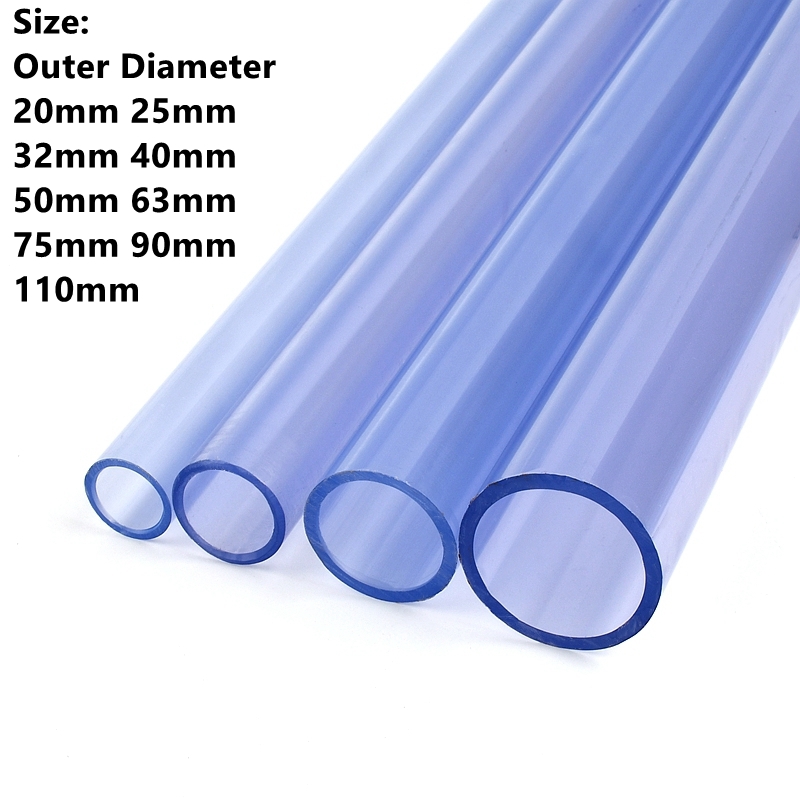 1PC 외경 16 ~ 110mm UPVC 투명 파란색  - Aquarium Fish Long 리뷰 및 가격