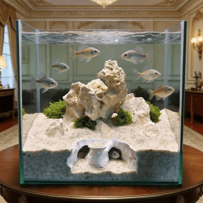 수족관 장식은 어항의 계층감을 강화하고, 파충류와 양서 - Aquarium Fish Hiding Places 리뷰 및 가격