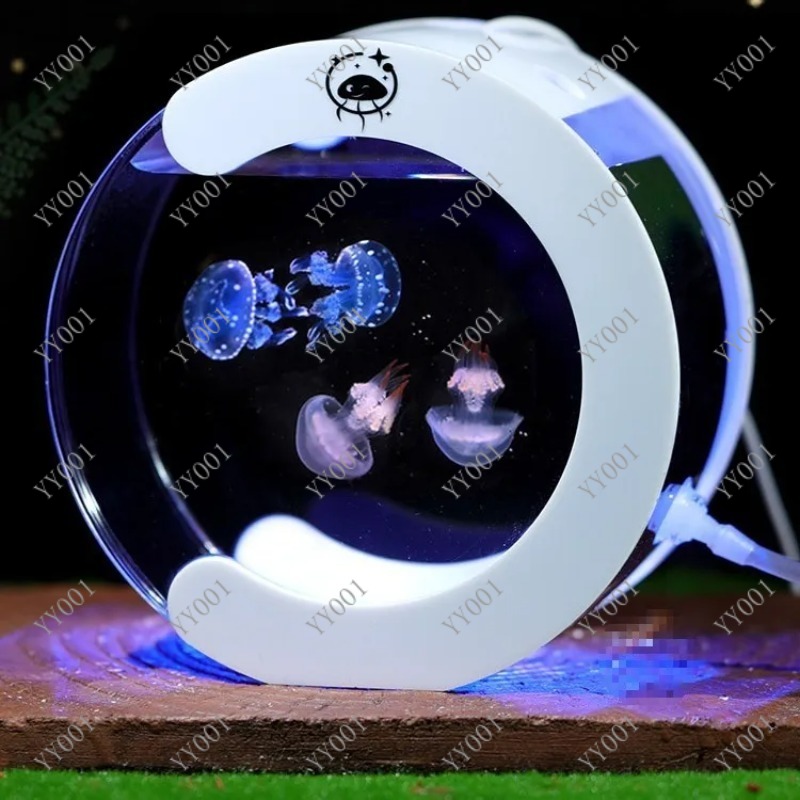 데스크탑 순환식 해파리 수족관 탱크 간편 소형 애완동물 - Aquarium Fish Real 리뷰 및 가격