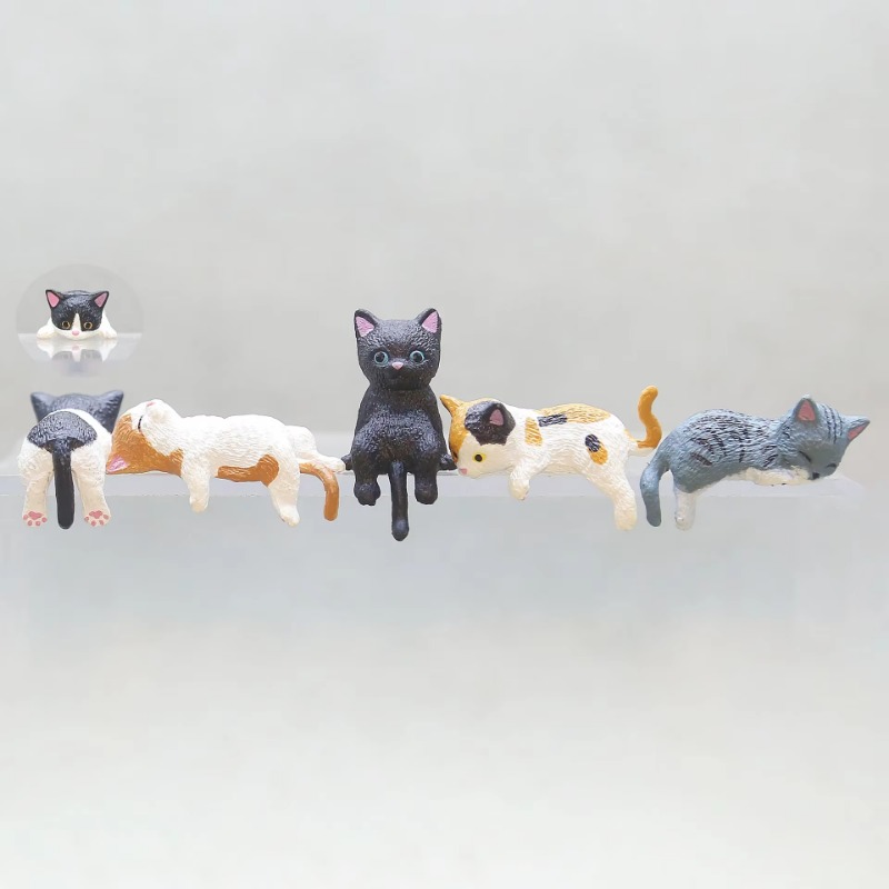 귀여운 만화 고양이 물컵 뚜껑용 PVC 가정 장식, 컴 - Aquarium Fish Names 리뷰 및 가격