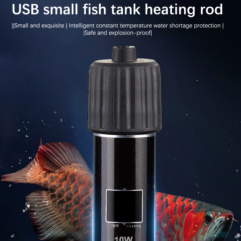 작은 수조 26용 USB 미니 수족관 가열 막대 1개  - Aquarium Heater Submersible 리뷰 및 가격