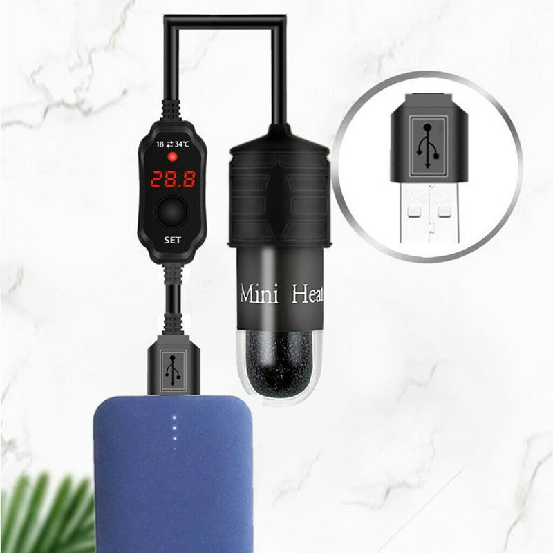 미니 수족관 어항 히터, USB 어댑터, 히팅 로드,  - Aquarium Heater Submersible 리뷰 및 가격