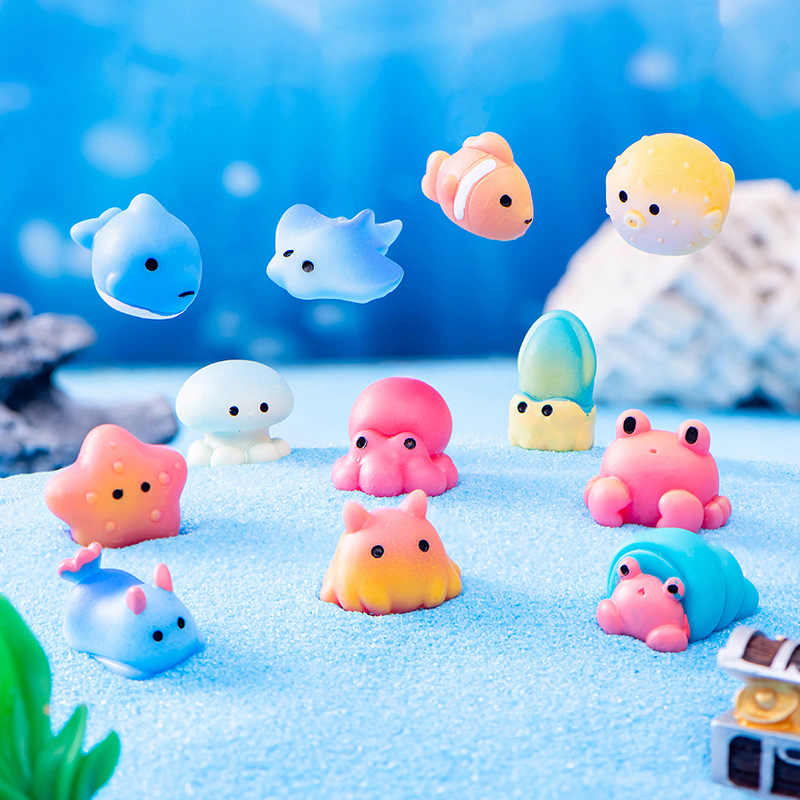 창의적인 송진 해양 동물 돌고래 Qctopuss 해파리 - Aquarium Fish Names 리뷰 및 가격