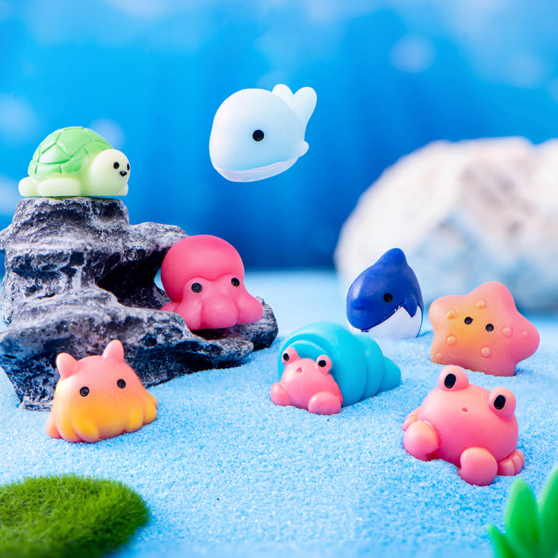 창의적인 송진 해양 동물 돌고래 Qctopuss 해파리 - Aquarium Fish Names 리뷰 및 가격