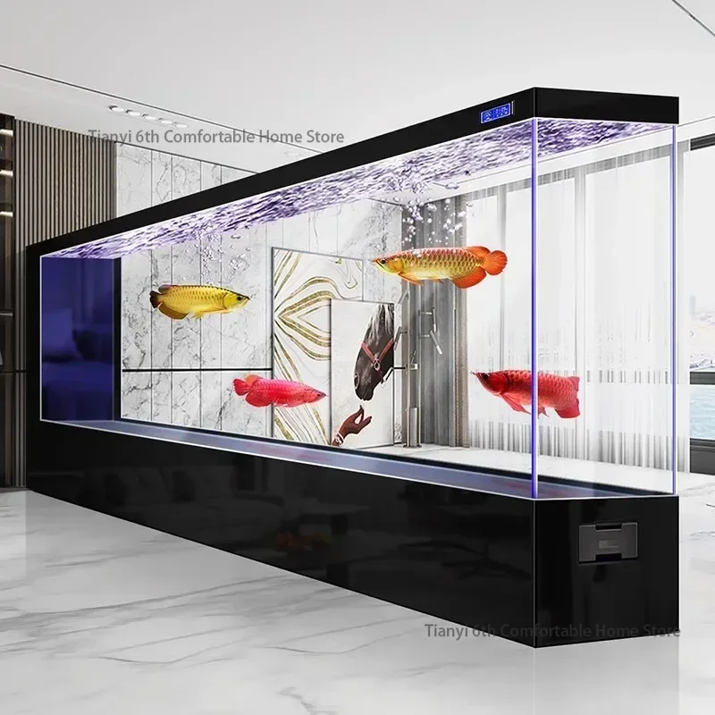 초대형 투명 고급 수족관 독창적인 디자인을 감상하세요  - Aquarium Fish Long 리뷰 및 가격