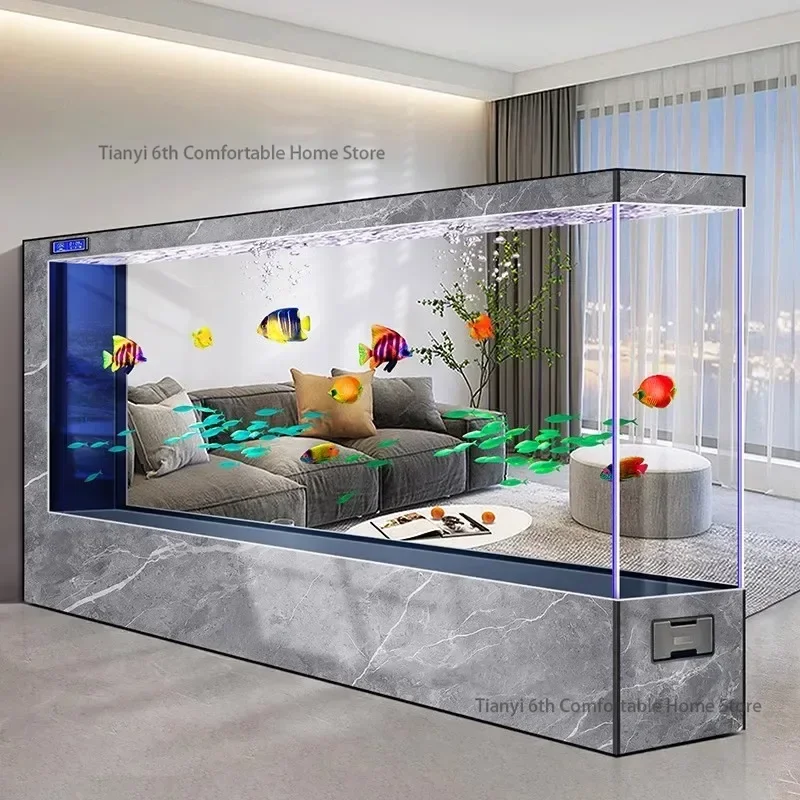 초대형 투명 고급 수족관 독창적인 디자인을 감상하세요  - Aquarium Fish Long 리뷰 및 가격