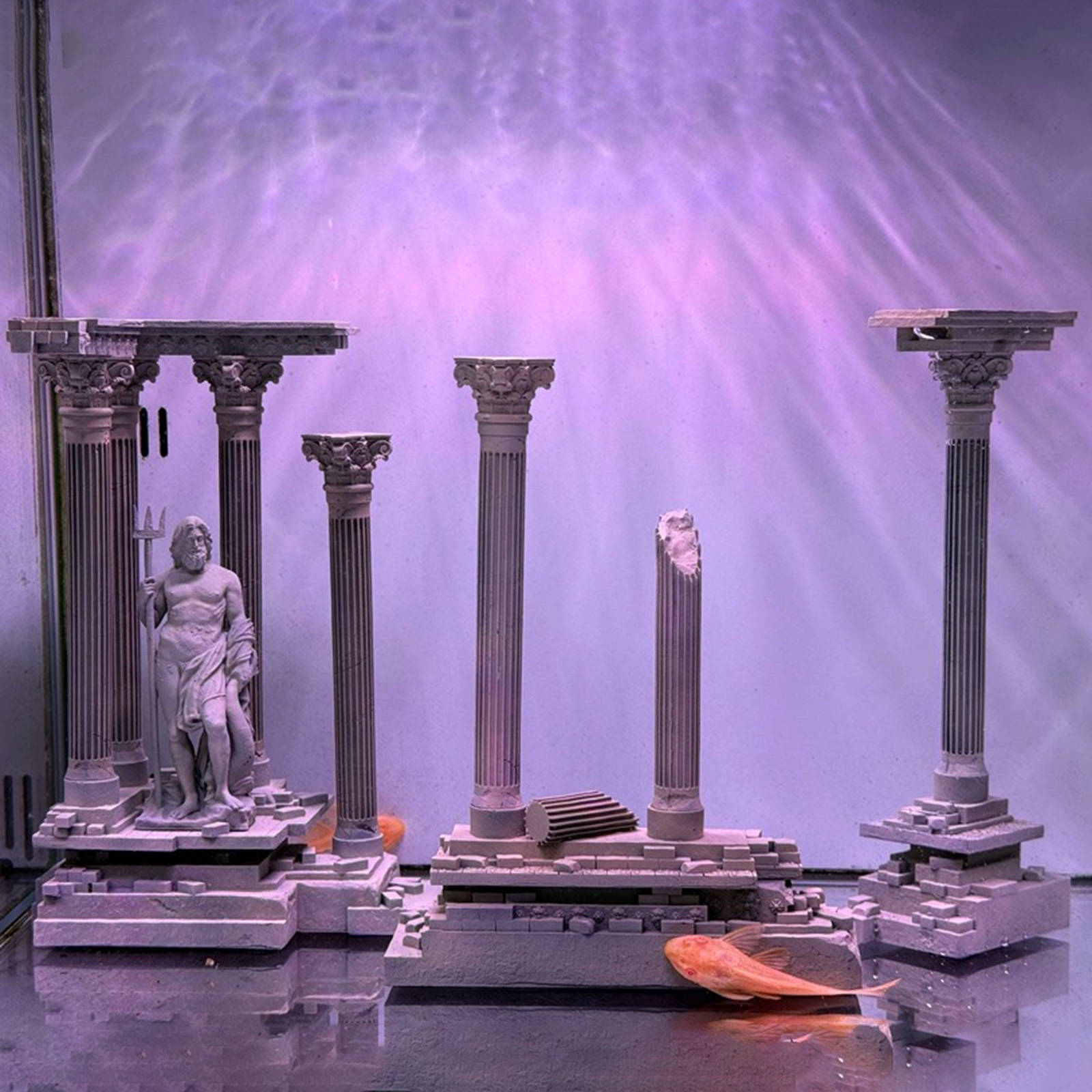 로마 기둥 장식 레진 어항 장식 미니 리얼리틱 아름다운 - Aquarium Fish Tank Price 리뷰 및 가격