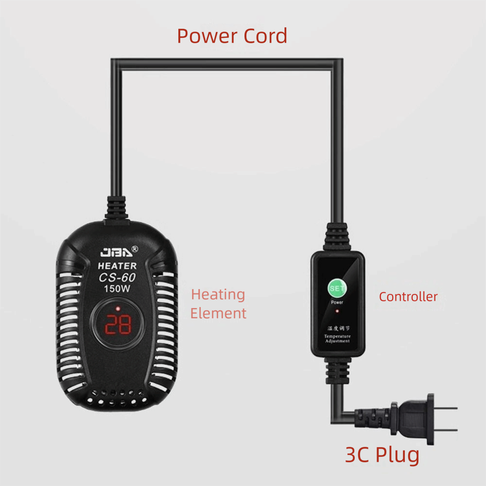 쿼츠 글라스 수족관용 수중 히터 초소형 조절식 거북이  - Aquarium Heater Submersible 리뷰 및 가격