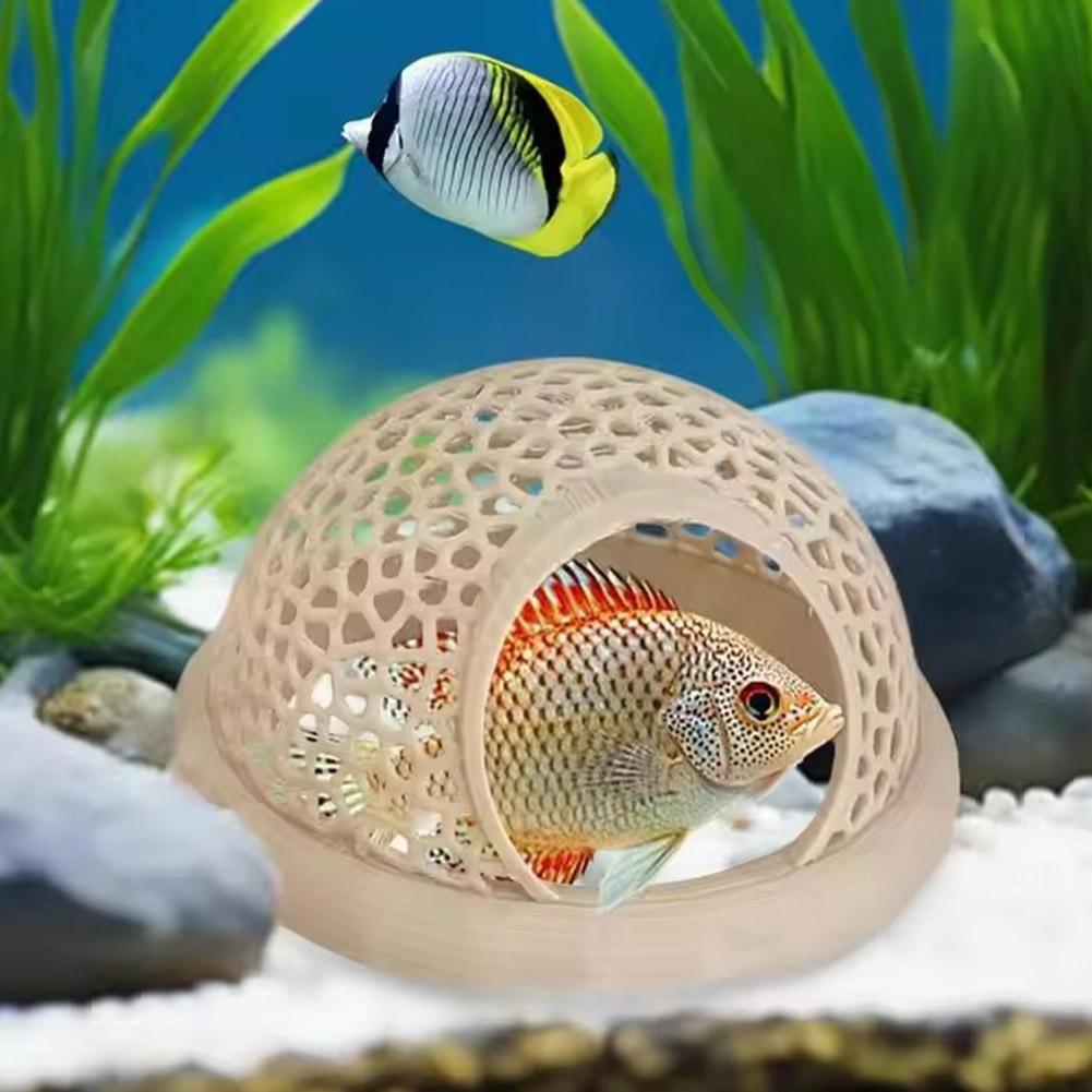 수족관 플로팅 케이브 물고기 새우 은신처 쉼터 3-in - Aquarium Fish Hiding Places 리뷰 및 가격