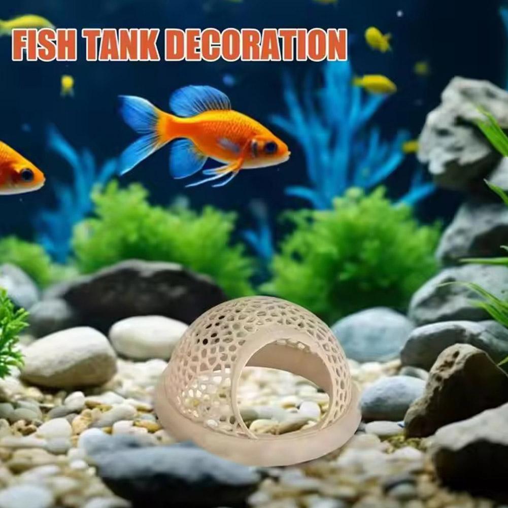 수족관 플로팅 케이브 물고기 새우 은신처 쉼터 3-in - Aquarium Fish Hiding Places 리뷰 및 가격