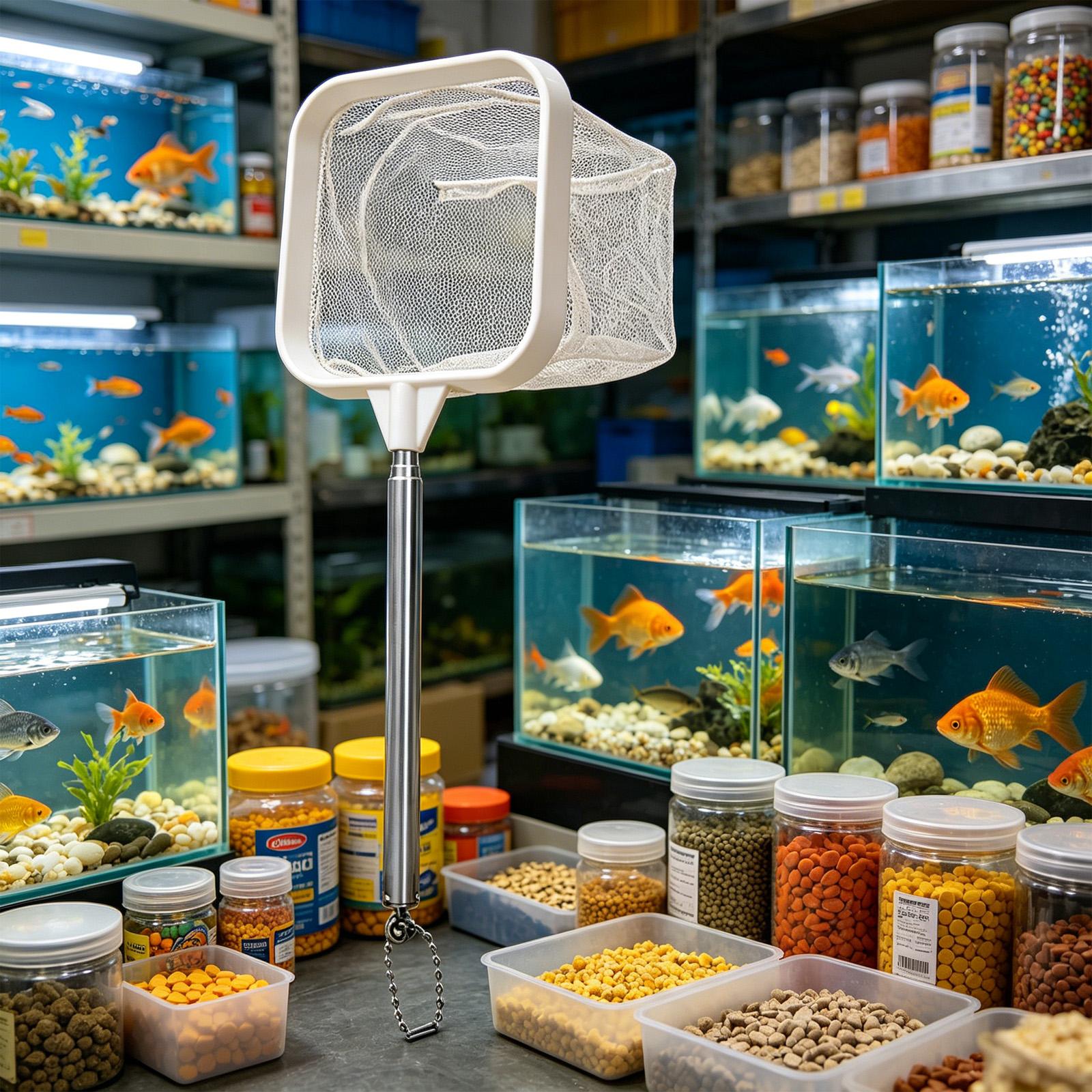 확장형 긴 손잡이 미세망 그물망 수족관 물고기 스키머  - Aquarium Fish Long 리뷰 및 가격