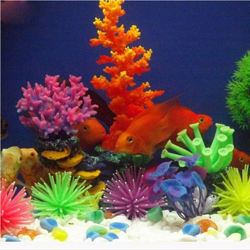 야광 시뮬레이션 바다 아네모네, 성게, 실리콘 컬러,  - Aquarium Fish Names 리뷰 및 가격