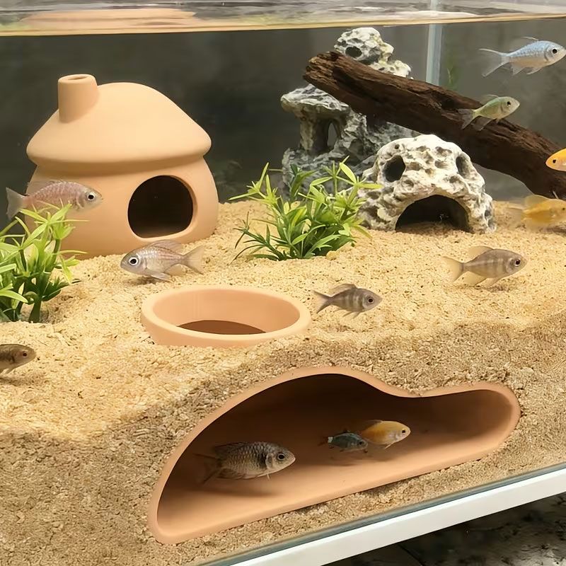 아크어리움 물고기 터널 은신처 |     구피, 베타  - Aquarium Fish Hiding Places 리뷰 및 가격