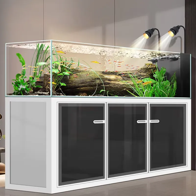 공장가 240갤런 직사각형 고급 거실용 초백유리 어항  - Aquarium Fish Tank Price 리뷰 및 가격