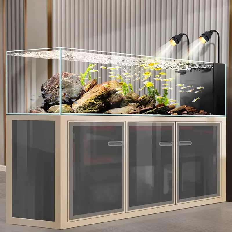 공장가 240갤런 직사각형 고급 거실용 초백유리 어항  - Aquarium Fish Tank Price 리뷰 및 가격