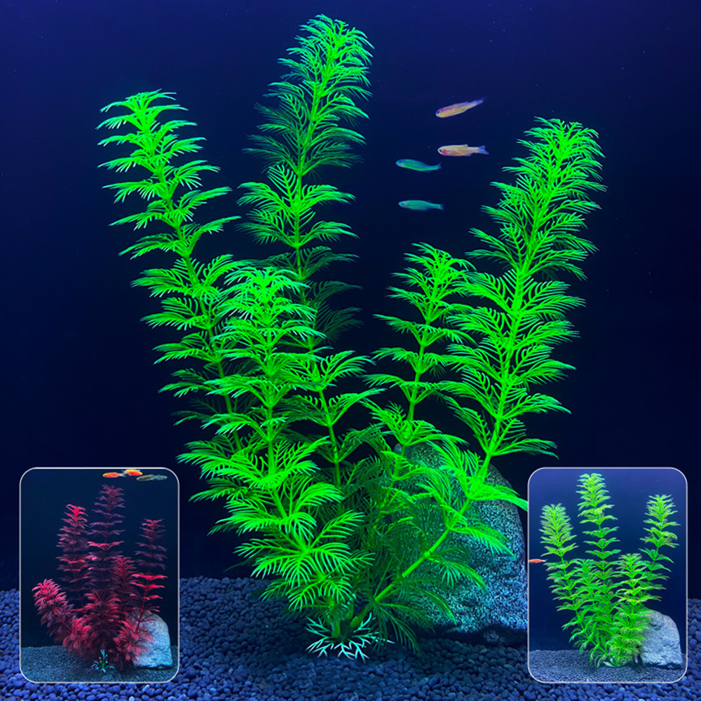 14cm - 30cm 가짜 수족관 식물 플라스틱 잔디  - Aquarium Fish Tank Price 리뷰 및 가격